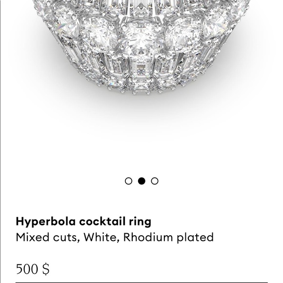 *SOLD*NWOT Swarovski Cocktail Ring - Picture 10 of 10